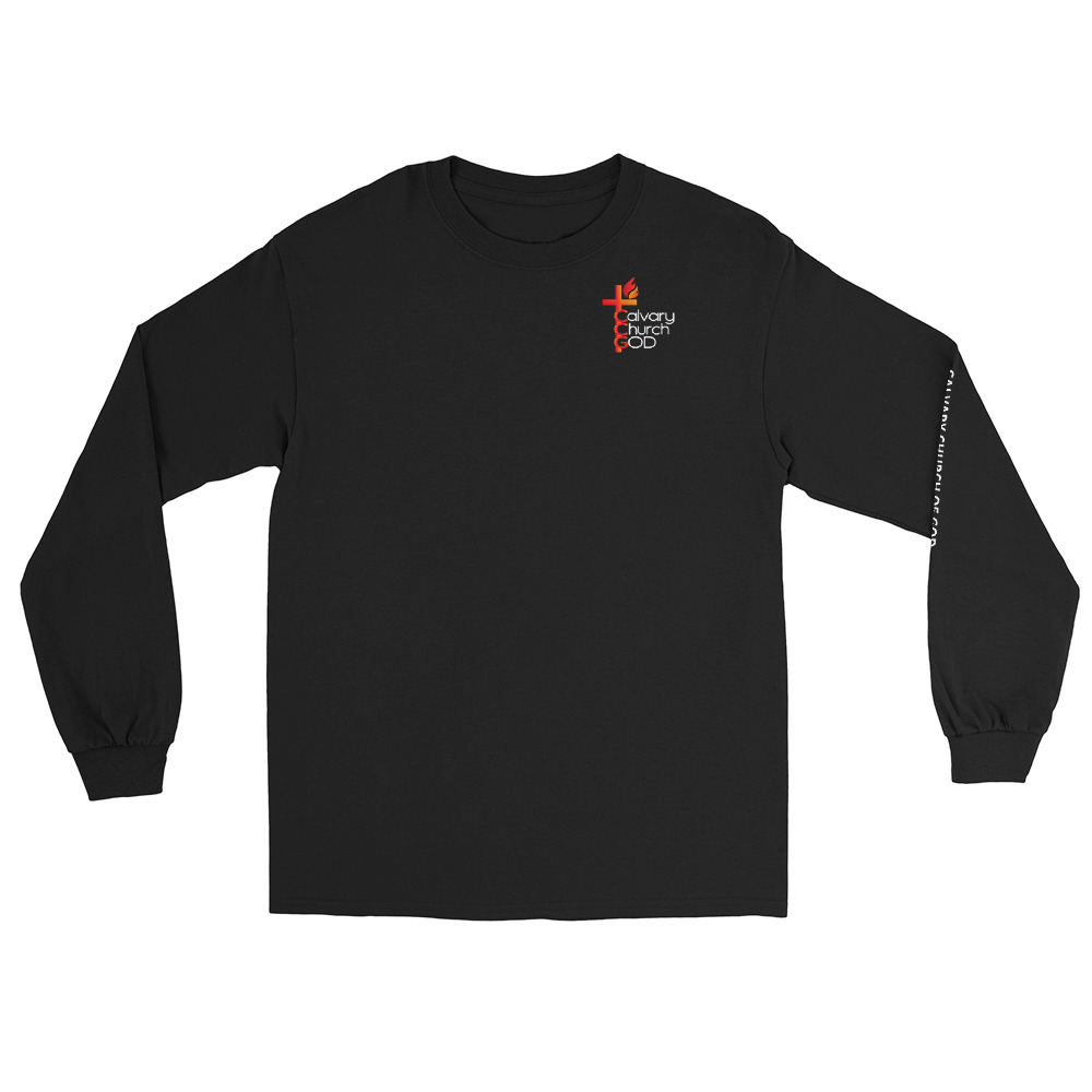 Calvary Long-Sleeve Shirt in Black — Front